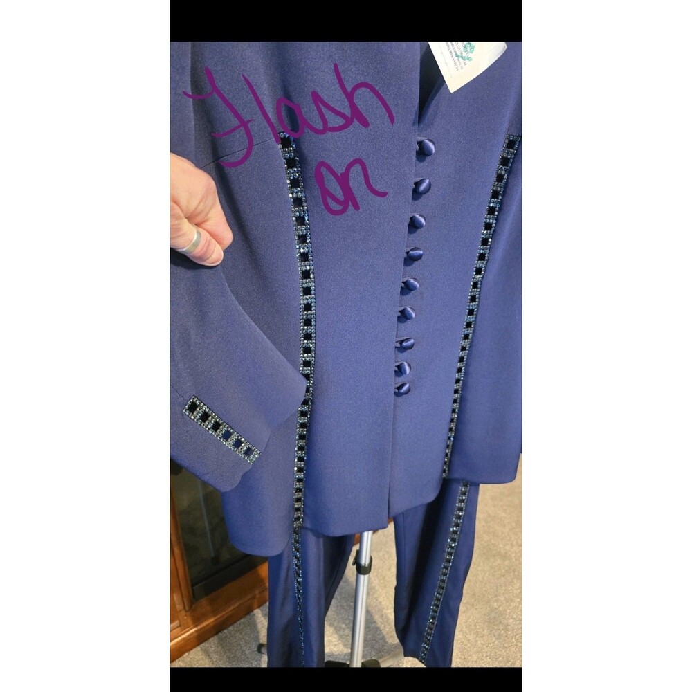 WOMAN'S SIZE:6/8 LOURDES CHAVEZ 100%MONACO SILK 2PC SUIT SET**NEW WITH TAGS** - Picture 15 of 16